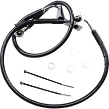 Latiguillo de freno de longitud extendida — Sobredimensionado +10.2 cm (4"), 55 cm (21-3/4"), delantero