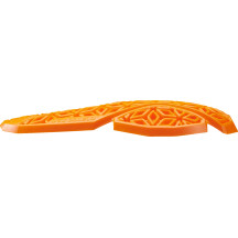 Protectores compactos D3O® Diablo L1 para rodilla y codo — Adulto, rodilla y codo, par, naranja