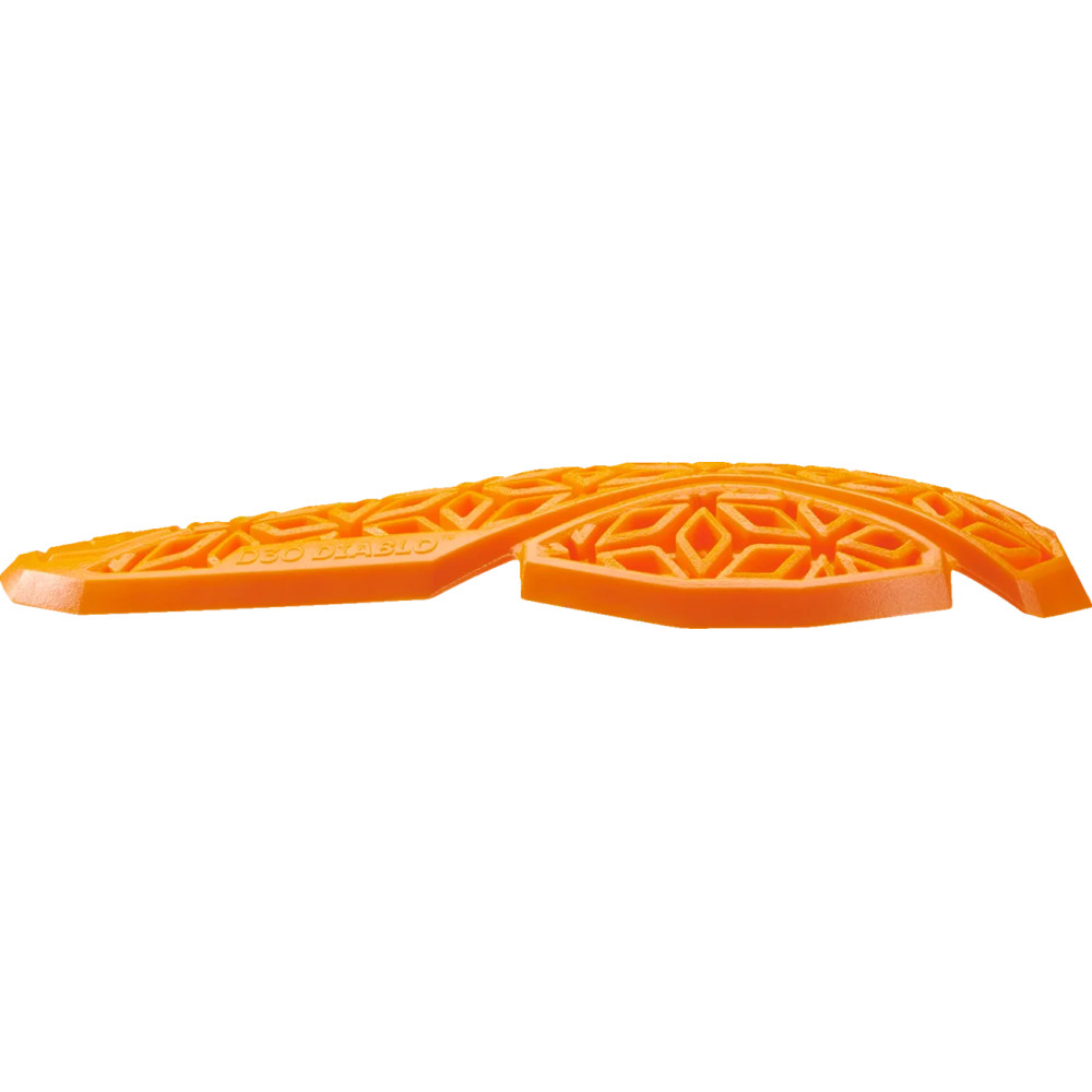 Protectores compactos D3O® Diablo L1 para rodilla y codo — Adulto, rodilla y codo, par, naranja