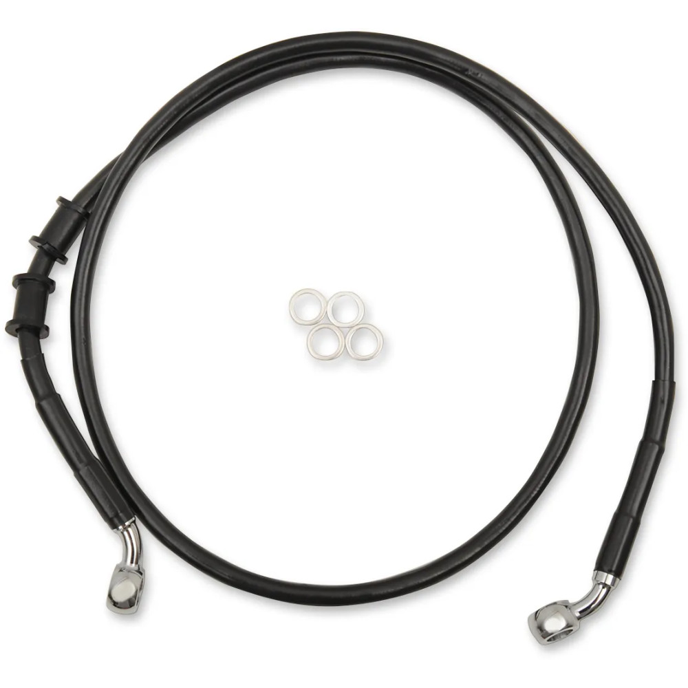 Latiguillo de freno de longitud extendida — 120,5 cm (47,5"), Sobredimensionado +20,3 cm (8"), Delantero, sin ABS