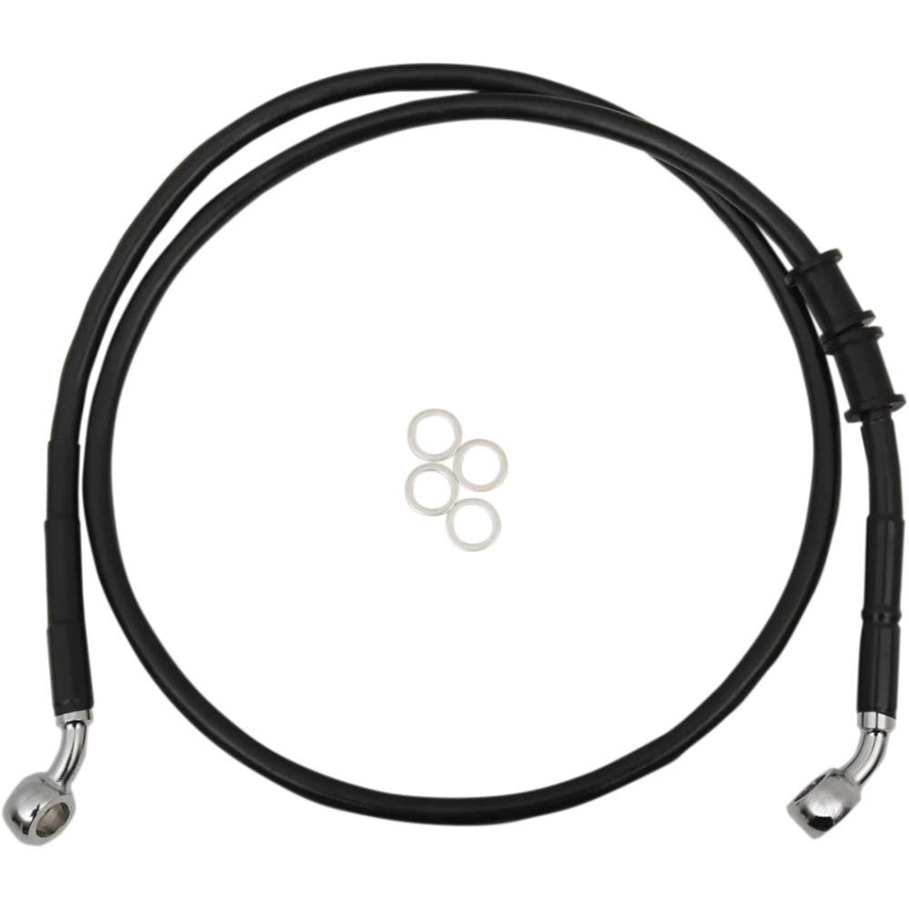Latiguillo de freno de longitud extendida — 108 cm (42-1/2\"), delantero, sin ABS