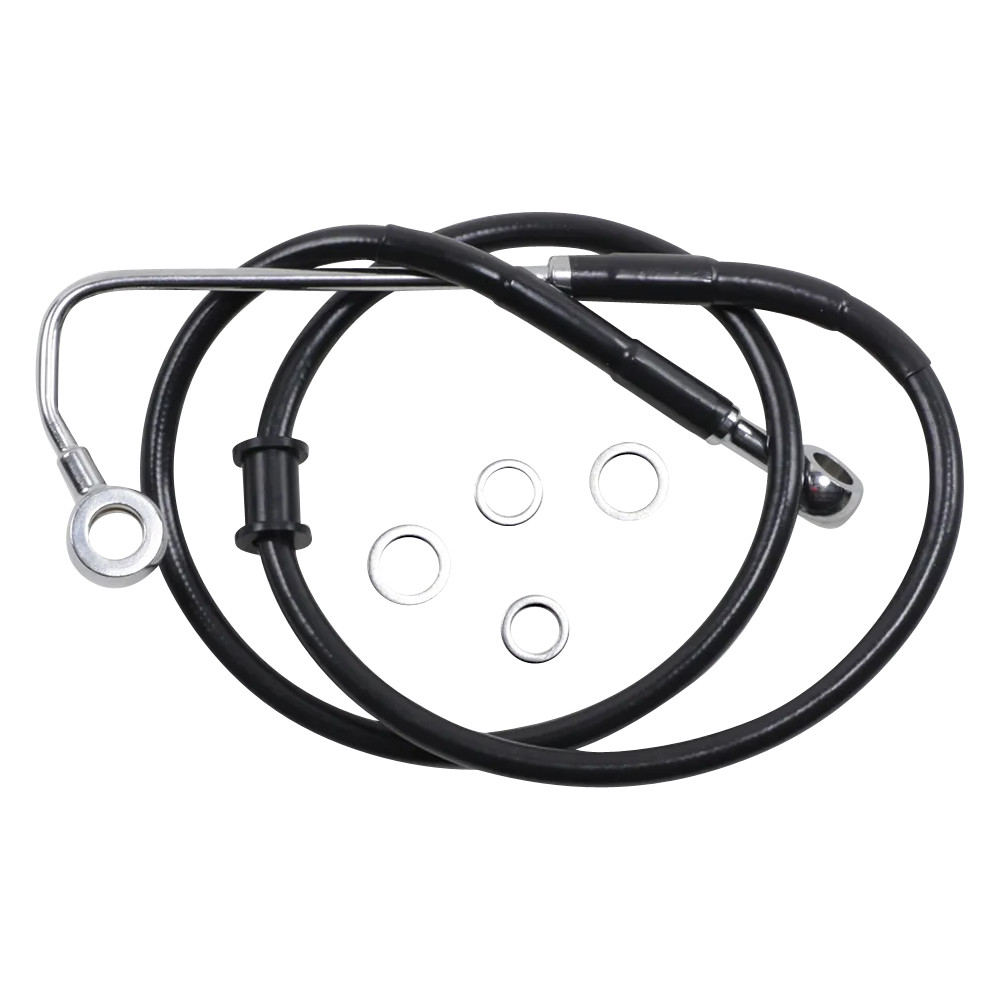 Línea de freno de acero inoxidable de longitud extendida — Sobredimensionado +5.1 cm (2"), 96 cm (37-3/4")