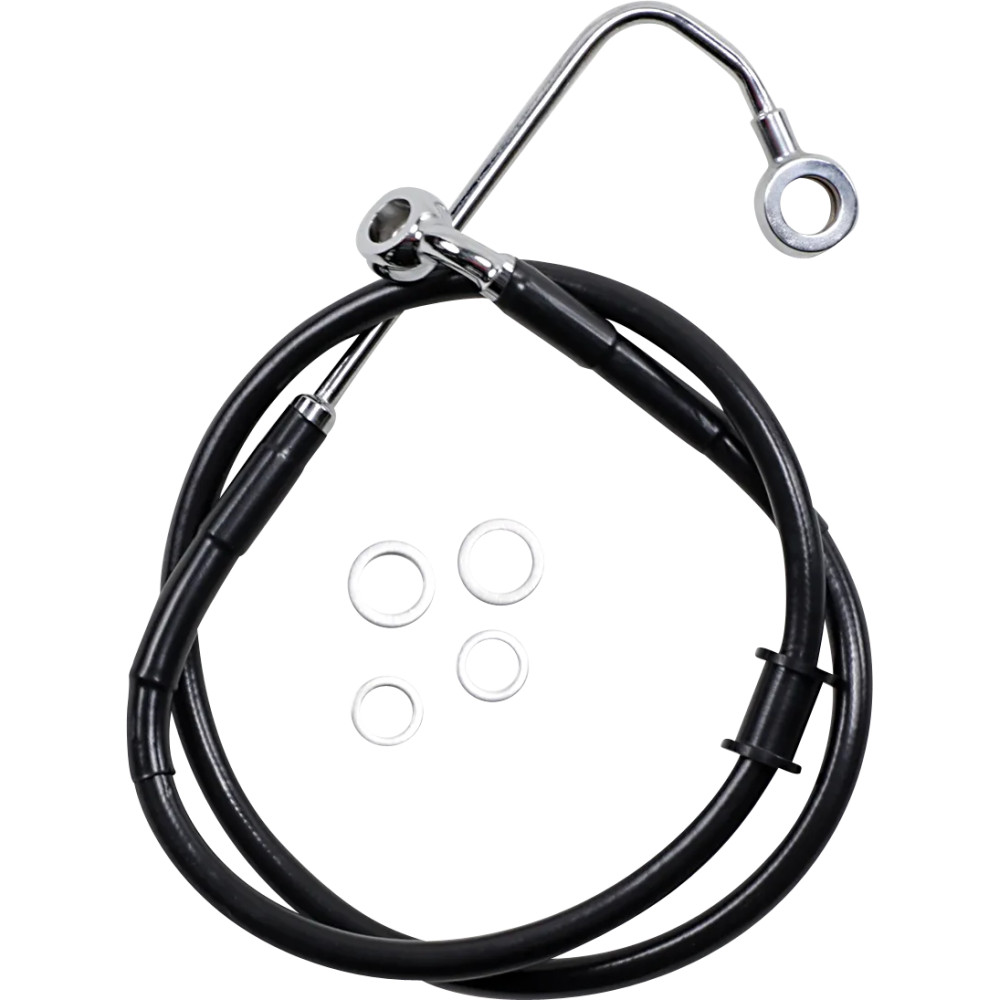 Línea de freno de acero inoxidable de longitud extendida — Sobredimensionado +5,1 cm (2"), 91,5 cm (36"), delantero, superior