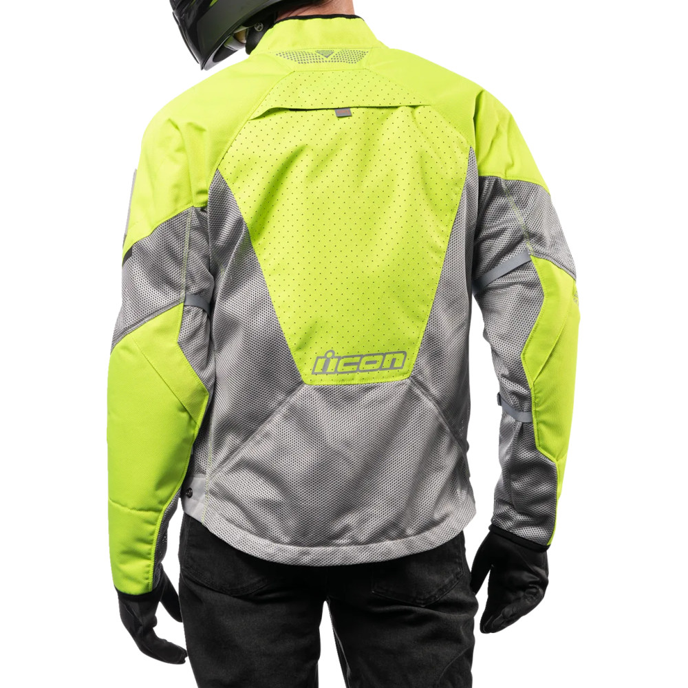 Mesh AF™ Jacket — Sport fit, Gray/Hi-Vis Yellow, Size S Mesh AF™ Jacket — Sport fit, Gray/Hi-Vis Yellow, Size S
