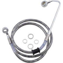 Latiguillo de freno de acero inoxidable de longitud extendida — Sobredimensionado +20,3 cm (8"), 98,5 cm (38-3/4"), delantero su