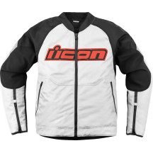 Overlord3™ Jacket — M, Men's, White/Red/Black