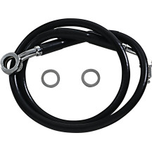 Latiguillo de freno de acero inoxidable de longitud extendida — Sobredimensionado +20,3 cm (8"), 75 cm (29-1/2"), delantero