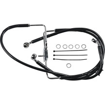 Línea de freno de acero inoxidable de longitud extendida — Sobredimensionado +20.3 cm (8"), 94 cm (37"), sin ABS