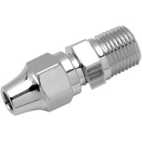 Racor para línea de freno — 1/8" NPT macho, cromo