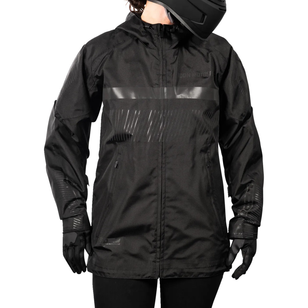 Chaqueta PDX3™ para mujer — M, ajuste relajado, negro