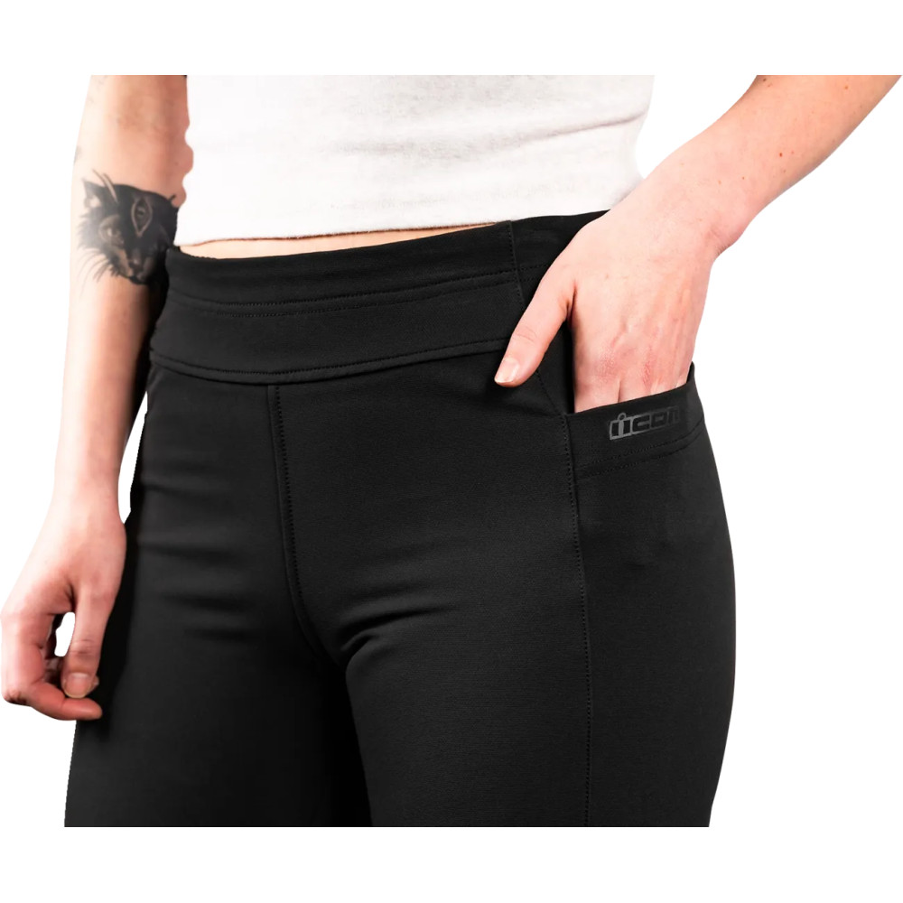 Pantalón Tuscadero2™ elástico para mujer — Talla S, ajuste deportivo, Negro