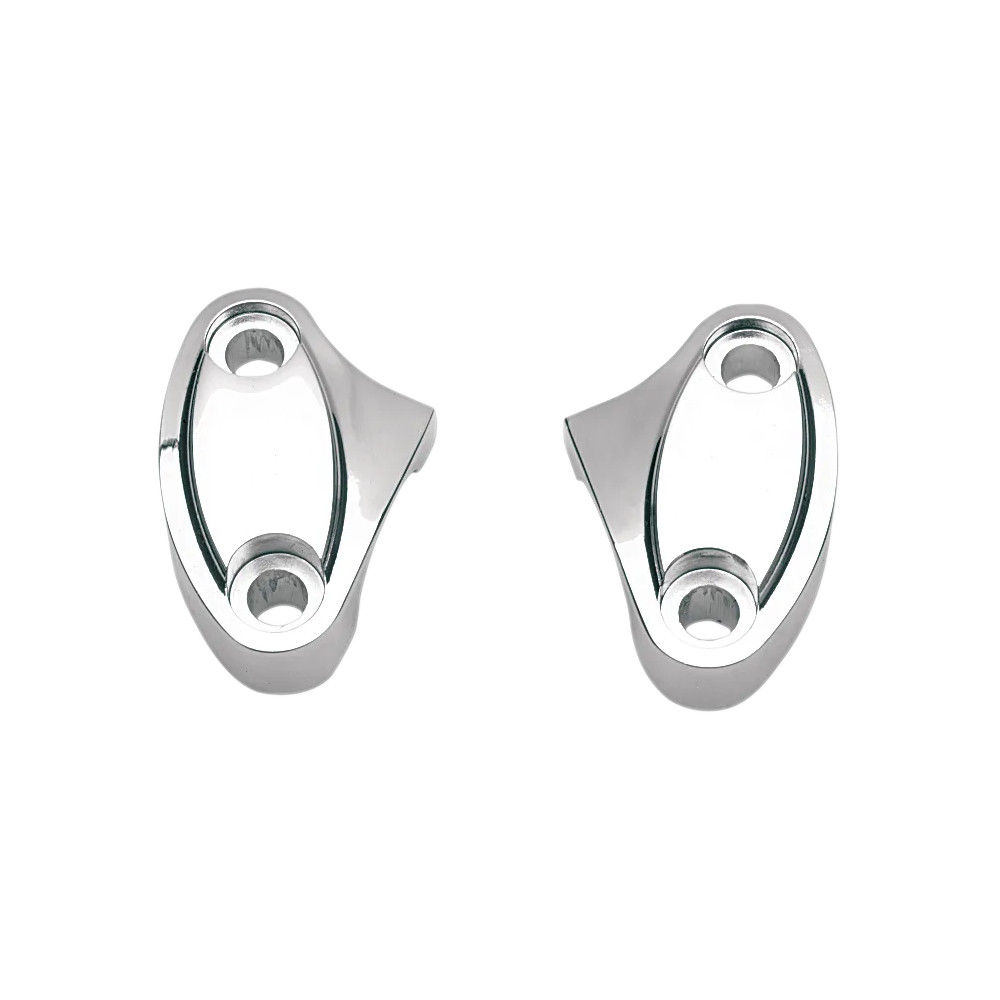Handlebar Riser Clamp — 1" clamping diameter, Chrome