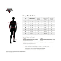 WP-8000 Weather Pro Traje de lluvia — 2XL, Negro