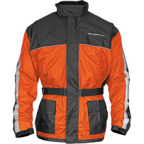 Chaqueta impermeable Solo Storm — 3XL, Negro, Naranja