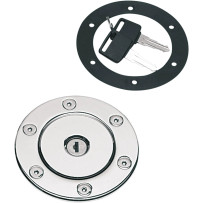 Aero Gas Cap — 95 mm (3-3/4"), Chrome