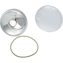 Custom 6-1/2" Headlight Assembly — Lens