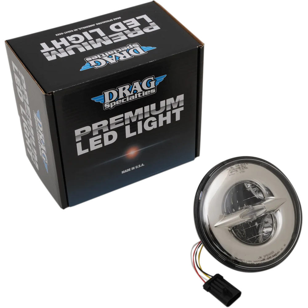 Faro estilo reflector de 7" — 178 mm (7"), LED, cromado