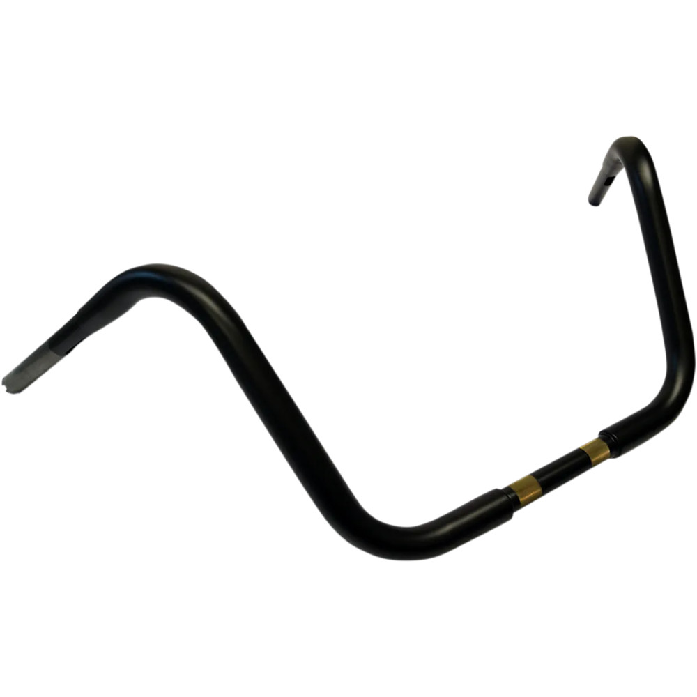 Manillar Buffalo Touring de 1-1/4" — diámetro 1-1/4", abrazadera 1", elevación 12-1/2", ancho 36", negro mate