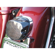 Piloto trasero LED de perfil bajo — 56 LED, montaje laydown, lente ahumada