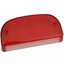 Conjunto de luz trasera — lente roja, montaje trasero