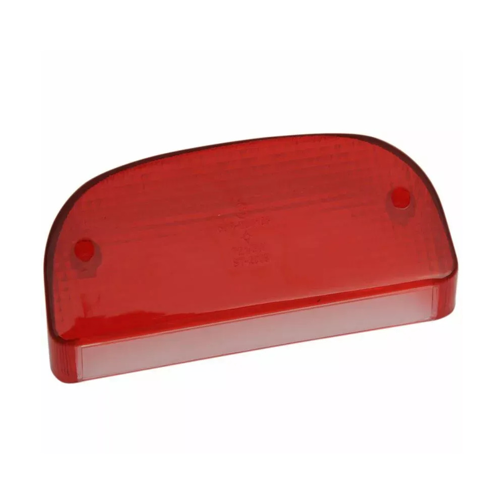 Conjunto de luz trasera — lente roja, montaje trasero