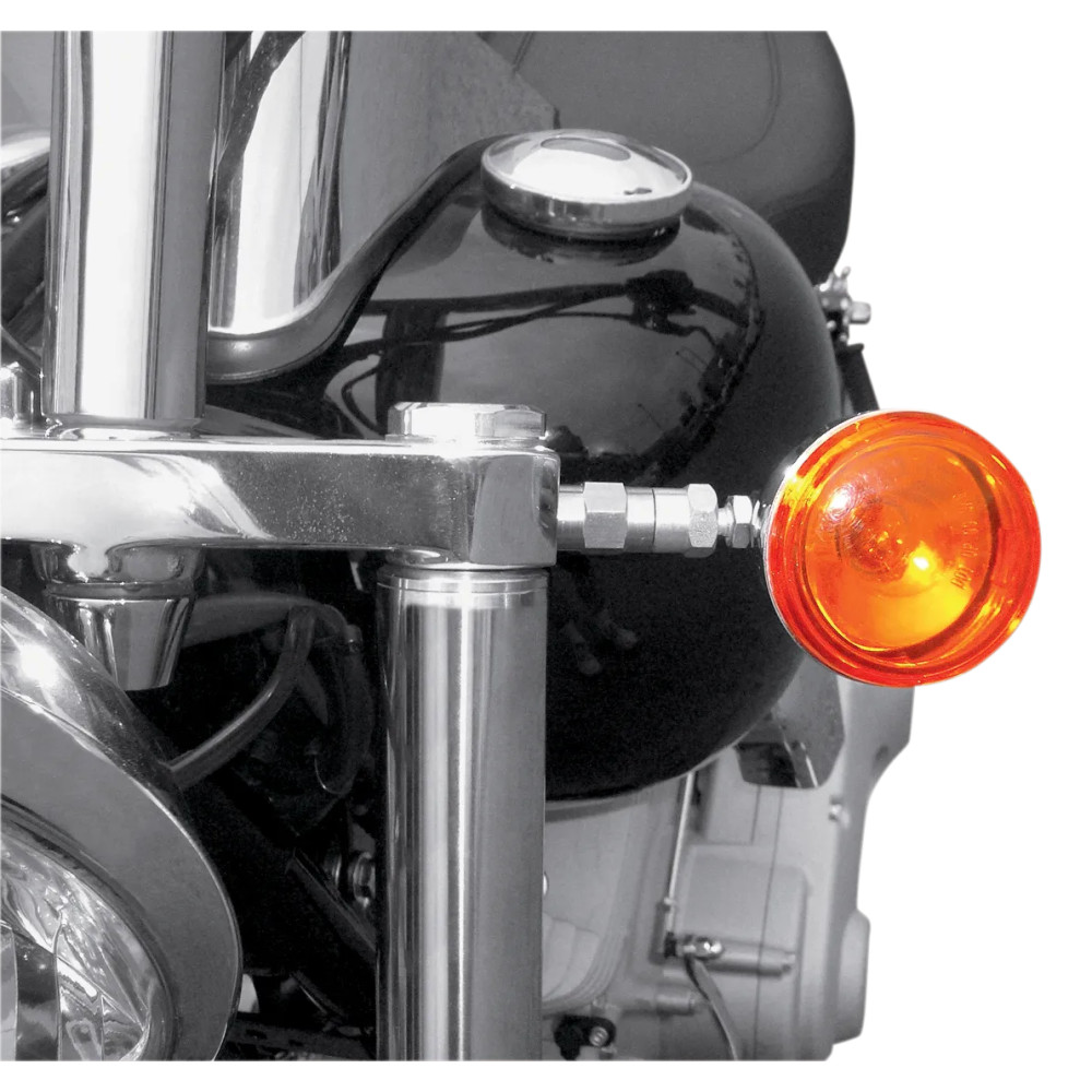 Front Turn Signal Relocation Kit — Chrome, Front Front Turn Signal Relocation Kit — Chrome, Front