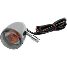 Intermitentes — lente de 60 mm (2-3/8"), 12V, cromo, montaje con perno