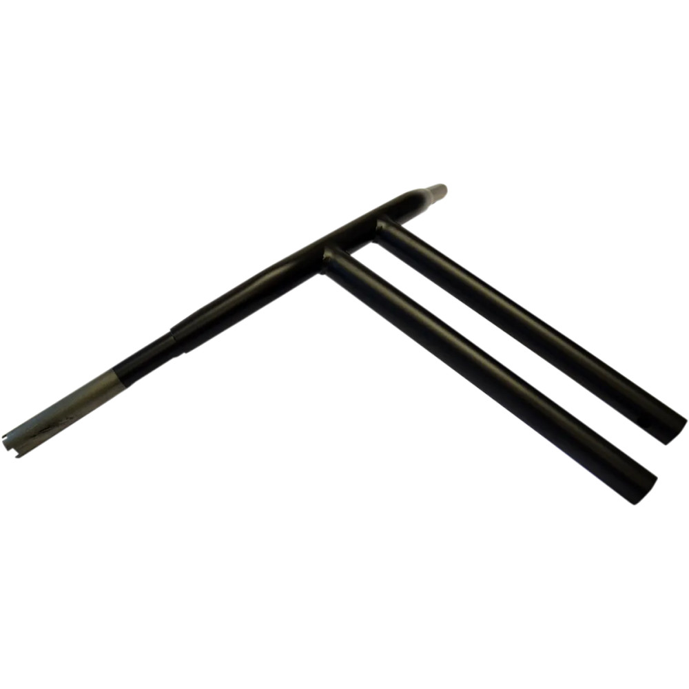 Barra en T Buffalo de 1-1/4" — 1-1/4" (32 mm) diámetro, 14" elevación, 29" ancho, Negro mate