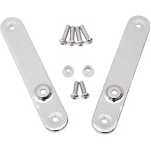 Turn Signal Relocation Mounts — 8" L × 1-1/2" W, front mount, Chrome, Harley-Davidson®