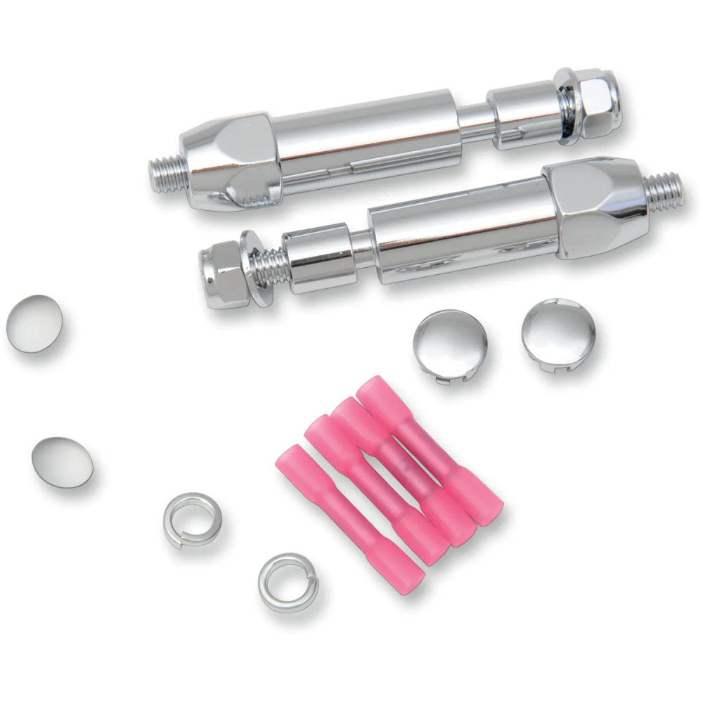 Turn Signal Relocation Kit — Rear, Chrome