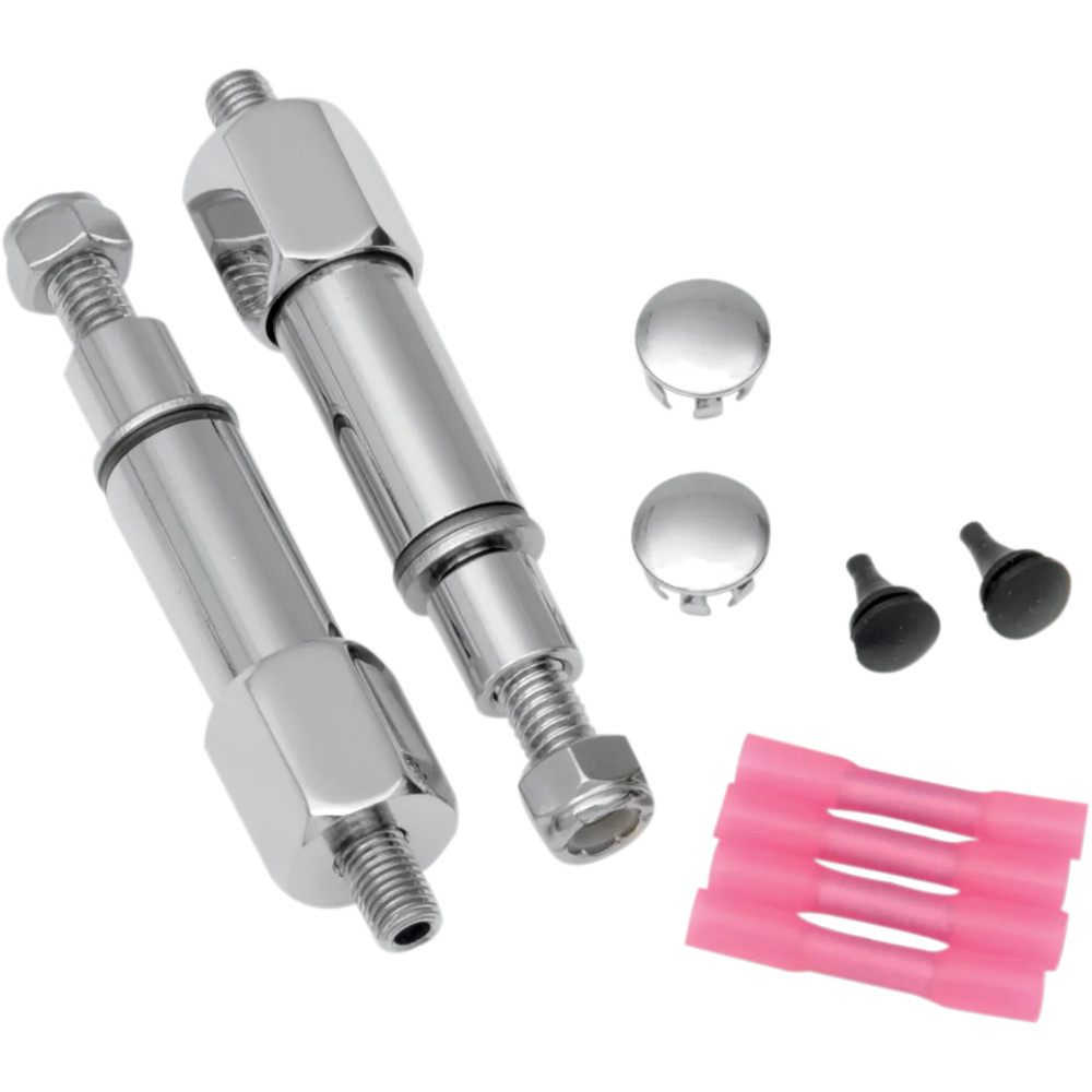 Turn Signal Relocation Kit — Rear, Chrome