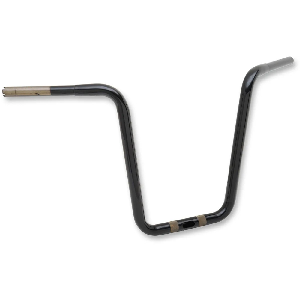 1-1/4" Touring Handlebar — 32 mm (1-1/4"), 44 cm (17-1/4") rise, 89 cm (35") width, Black gloss