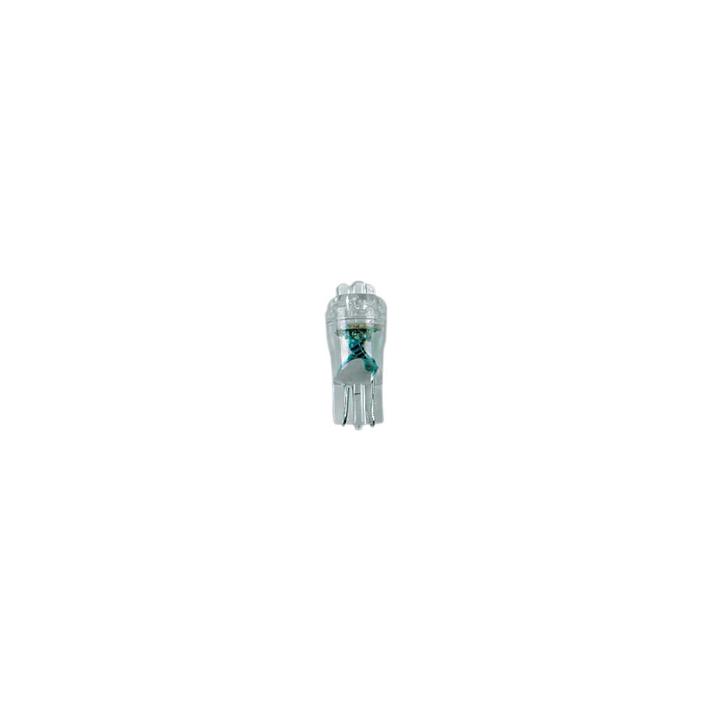 Mini bombilla LED de cuña — 1.03" L x .445" D, 12V 0.5W, paquete de 4, Blanco