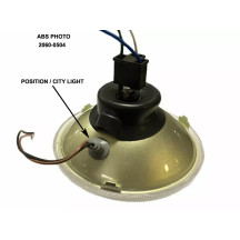 Faro de repuesto con bombilla — 5-3/4" (145 mm), 12V, 55W