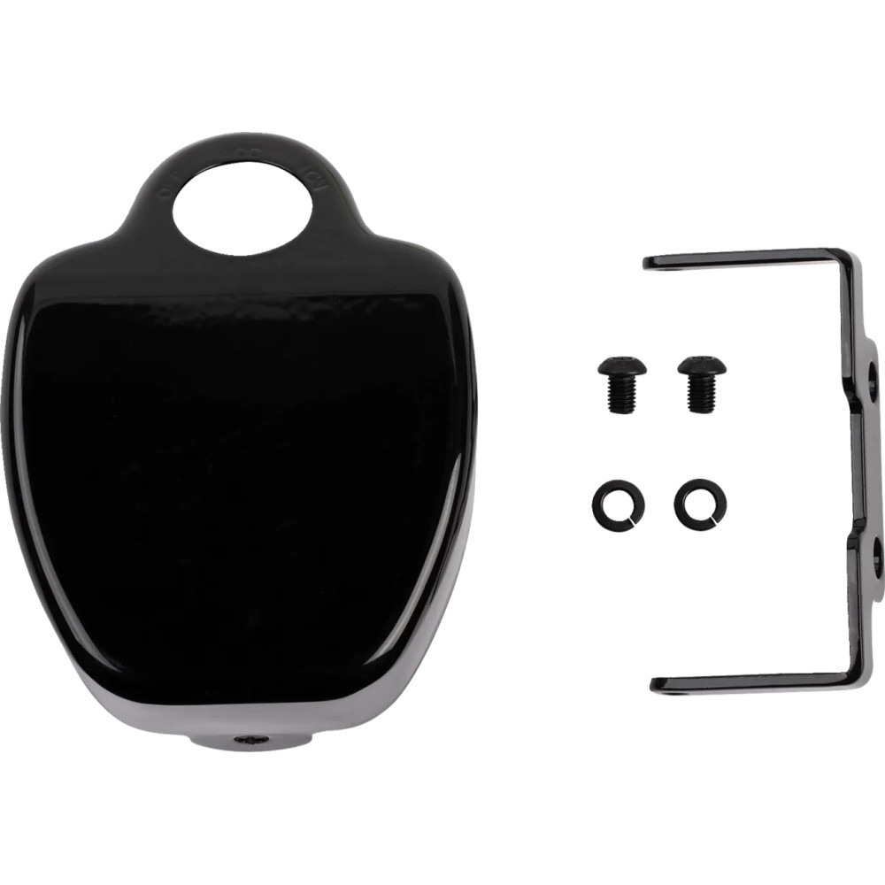Cubierta de bobina cromada — Negro, Harley-Davidson
