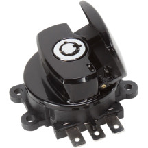 Interruptor de encendido con bisagra lateral — 3 posiciones, negro