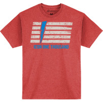 Invasion Stripe™ T-Shirt — 3XL, Blue/Red