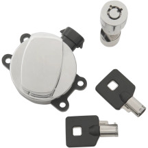Interruptor de encendido con bisagra lateral — cromado, 2 posiciones