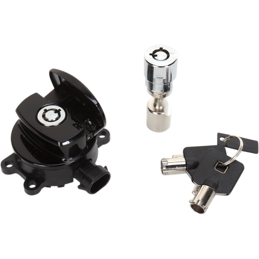 Interruptor de encendido con bisagra lateral — 2 posiciones, Negro