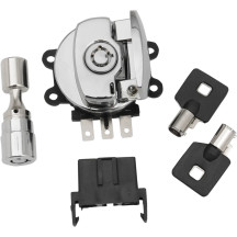 Interruptor de encendido de bisagra lateral — Cromado, 3 posiciones