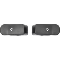 Turn Signal Switch Extension — Black, Matte, Pair
