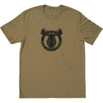 MUD Badge T-Shirt — M, Brown