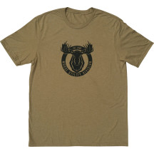 Camiseta MUD Badge — XL, Negro/Marrón