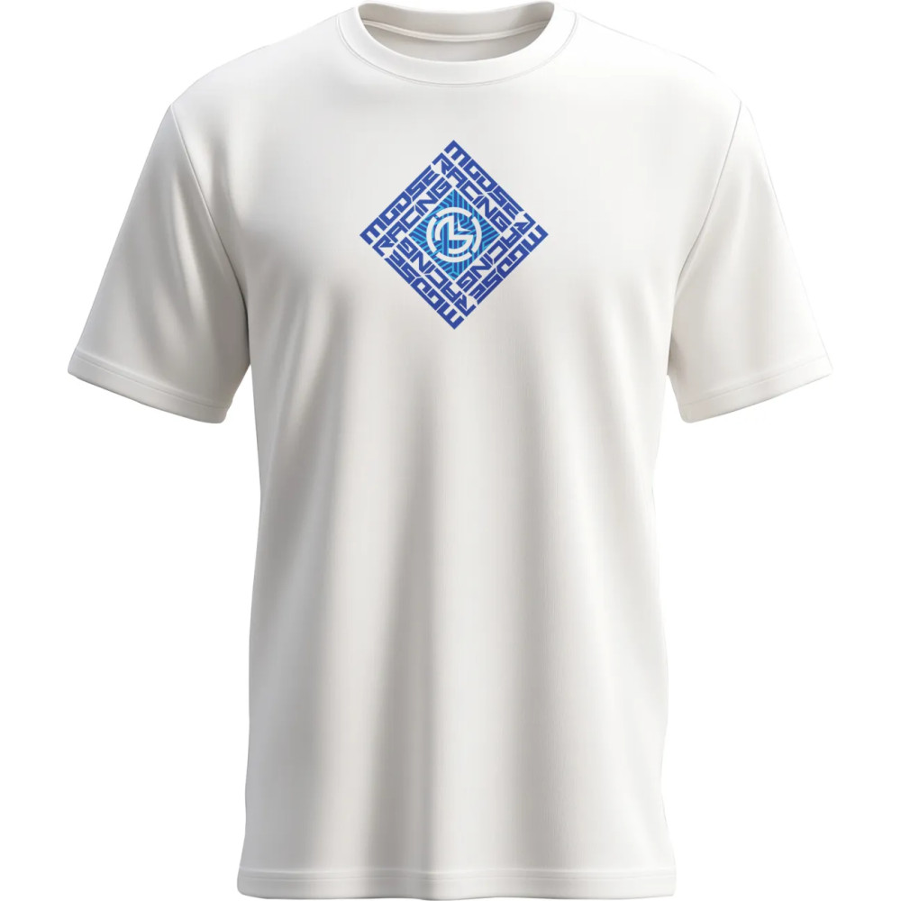 Camiseta Spin Sync — S, Azul/Blanco