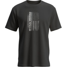 Camiseta Stars and Stripes Forever — 2XL, Negro, Gris