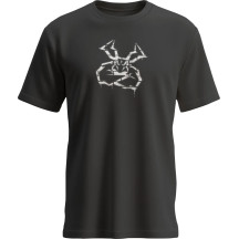 Agroid Graffiti Camiseta — 2XL, Negro