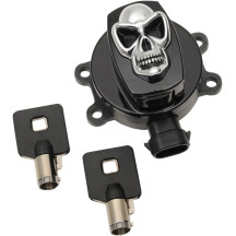 Interruptor de encendido Skull — negro brillo