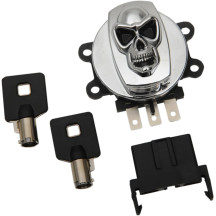 Interruptor de encendido Calavera — Cromado