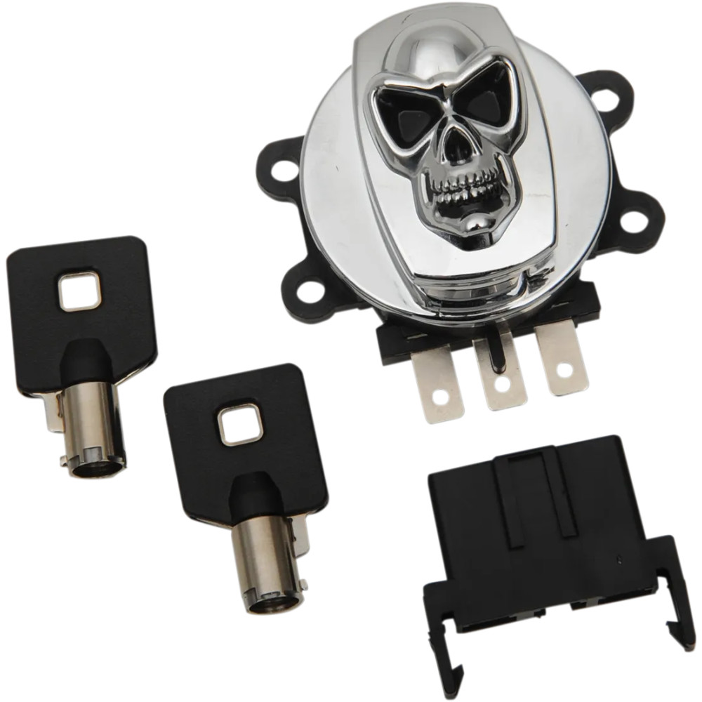 Interruptor de encendido Calavera — Cromado