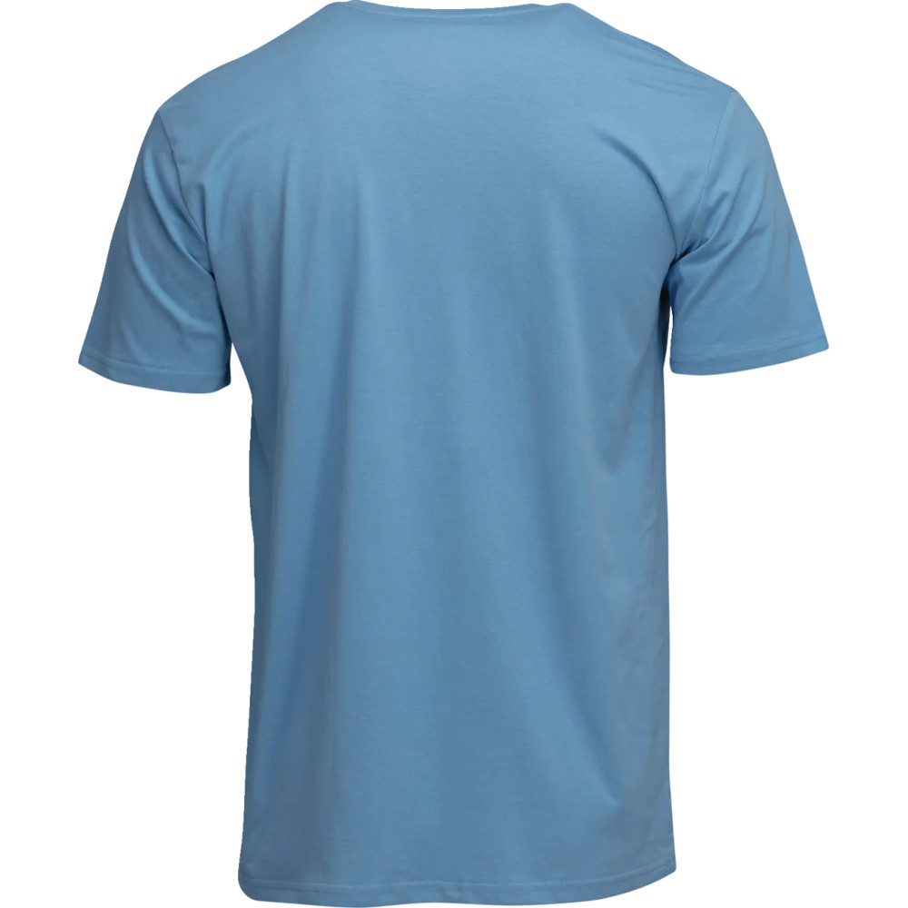 Iconic T-Shirt — 2XL, White, Light Blue